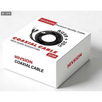 HIVISION CABLE CAMERA RG59+DC 20M 4K