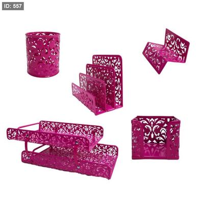 منظم مكتب - 5 قطع - 2 رف