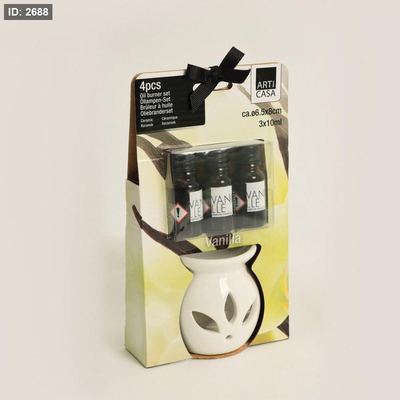 مبخرة +3علب بخور زيت عطري