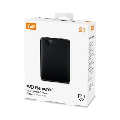 Western Digital Elements Portable WDBU6Y0020BBK HDD 2TB-هارديسك خارجي 2 تيرا بايت