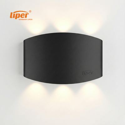 فانوس اب داون لد 1804 - 6 * 2 ww  بدي اسود LIPER