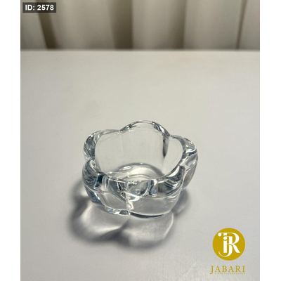 وعاء زجاجي شكل وردة 50 ملم