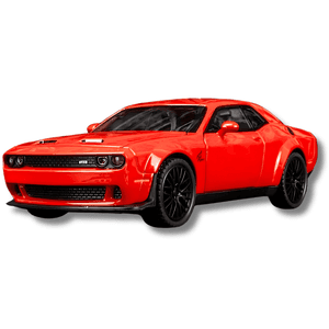 مجسم سيارة – Dodge Challenger SRT 2018 – لون احمر