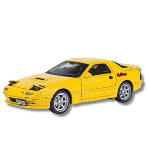 مجسم سيارة – 1986 Mazda FC3S RX-7 – لون اصفر