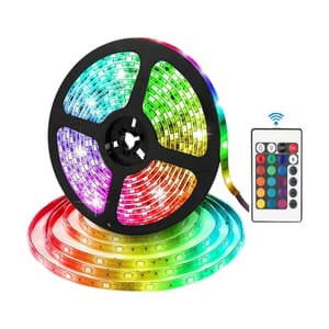 حبل ضوء LED مع ريموت 5 متر