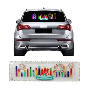ضوء زجاج  على الصوت MUSIC RHYTHM LAMP