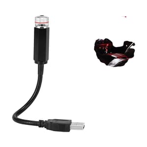 ليزر إضاءة سقف السيارة مفرد (USB)