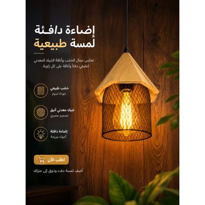 ثريا مفرد خشب