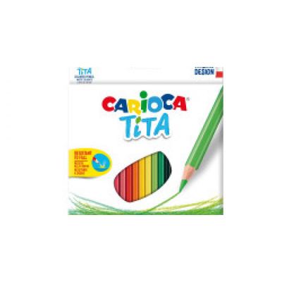 تلوين خشبية  إيطالية 12 لون  CARIOCA TITA