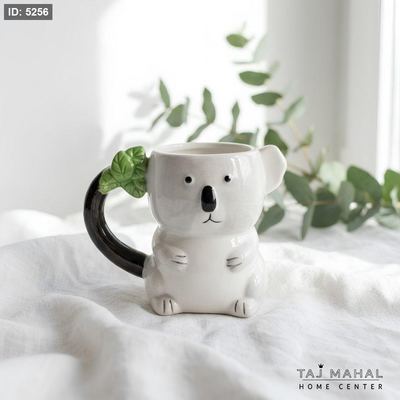مج سيراميك ثلاثي الأبعاد بتصميم دب الكوالا
