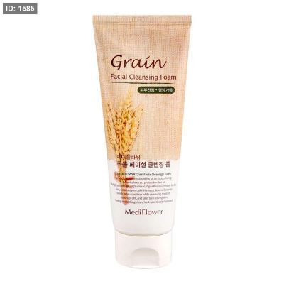 ميدي فلاور غسول رغوي بحبيبات تقشير للوجه – 150 مل MEDI FLOWER GRAIN FACIAL CLEANSING FOAM150ML