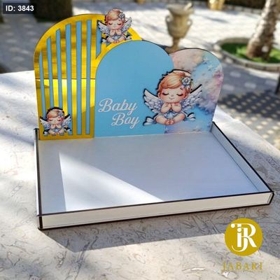 صواني خشب (26*34) & ضهر (22*34) CNC طباعة UV