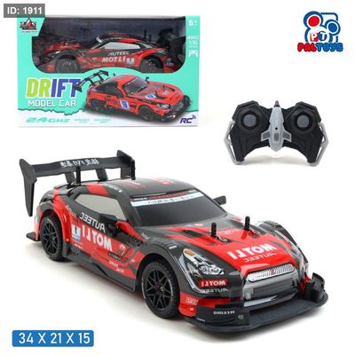 سيارة دريفت GTR ريموت كنترول 1:16 بتقنية 2.4GHz (RC Drift Car)
