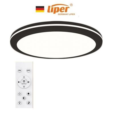 جلب مطري اسود لد متغير لون مع ريموت LIPER ALFA 60W IP65