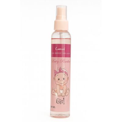 Luenco Kids Body Splash – Baby Powder Girl – برائحة بودرة الأطفال الفاخرة – الحجم: 200 مل – للأطفال البنات