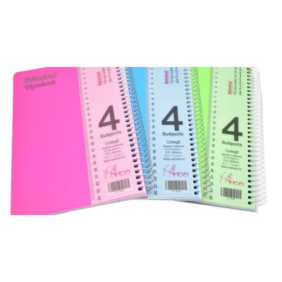 B5 دفتر سلك أدميرال 4 موضوع مقاس وسط