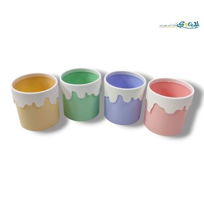مقلمة مكتب بلاستيك دائرية للاقلام