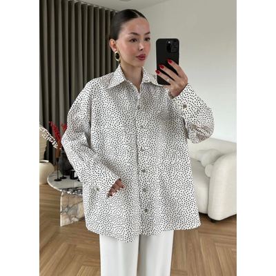 قميص Snap Polka Dot كاجول