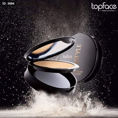 بودرة مضغوطة Topface wet and dry