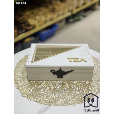 صندوق تي بوكس (Tea box) خشب 6 خانات