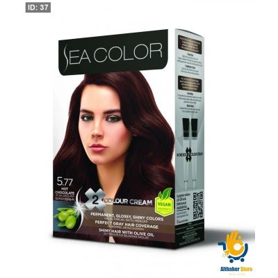 SEA COLOR صبغة شعر شوكولا ساخنة 5/77 100مل