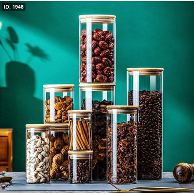 علب بهارات وبقوليات