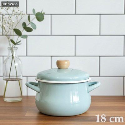 طنجرة 18سم زينكو ازرق EL56/28=ك5