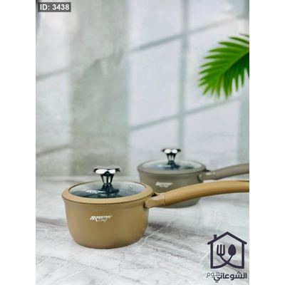 كسرولة جرانيت مع يد طويلة maestro 16CM
