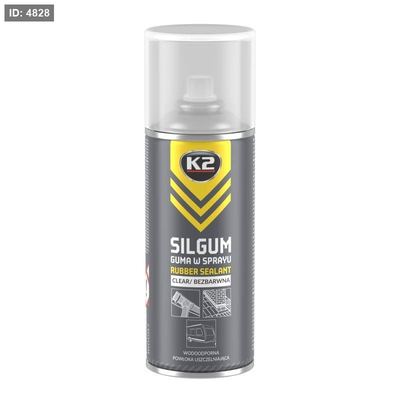 K2 SILGUM – 400M (🧱 بخاخ سيلكون مطاطي أبيض)