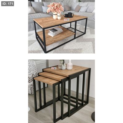 طاولة وسط بي مع طقم سكملات