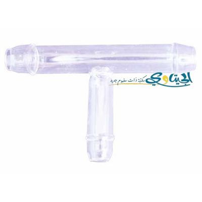 انبوب زجاج فنتوري شكل حرف T