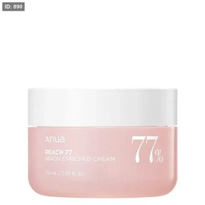 ANUA PEACH 77 NIACIN ENRICHED CREAM كريم النايسنمايد بخلاصه الخوخ