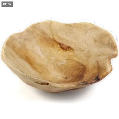 جاط سلطة خشب طبيعي حفر