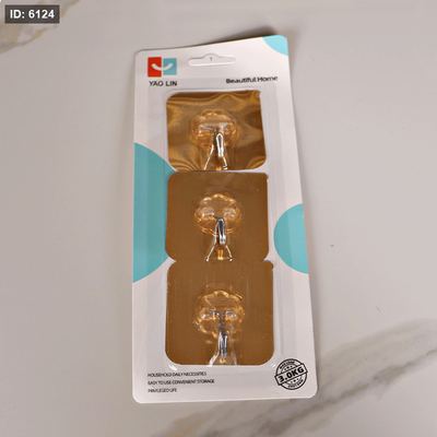 طقم علاقة تلزيق 3 قطع مربع ذهبي AD61/5 =س24.3