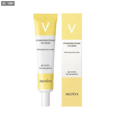 أرونيكس كريم العين بفيتامين للتفتيح والإشراقة – 40 مل ARONYX VITAMIN BRIGHTENING EYE CREAM 40 ML