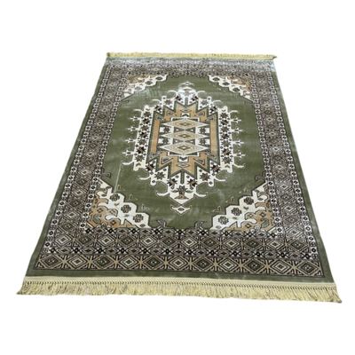 سجاد حرير مقاس 180 × 270 لون اخضر سداسي HARER