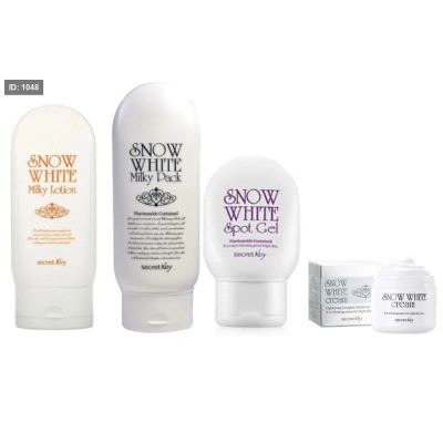 بكج التفتيح الشامل للوجه والجسم من سنو وايت سيكريت كي- secret key snow white