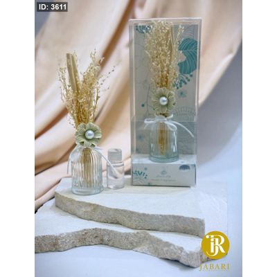 فواحة زجاج مع عطر 50ml & تغليف و زينة