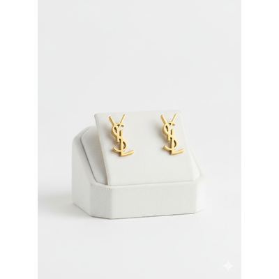 حلق YSL  الذهبي