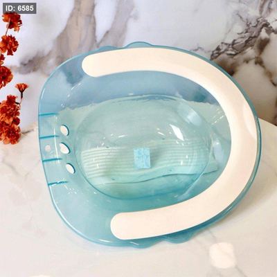 مغطس حمام بلاستك شفاف اطار سلكون SM139/6 =ق3