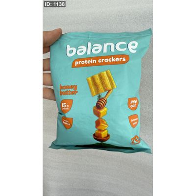 Balance شيبس رقائق مقرمشة بالعسل عالية البروتين وزنه 70غرام