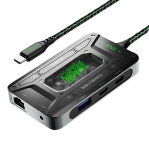 PIVA DS7 PRO | وصلة ألعاب 7 في 1 بمنفذ Type-C ودعم 4K60Hz (نسخة PRO مع Audio Bridge)