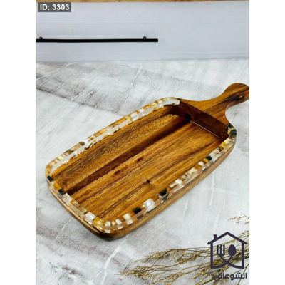 جاط خشب غامق مع يد اطار ريزن