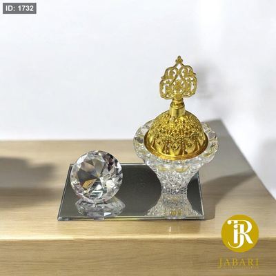 مباخر كرستال مع جوهرة