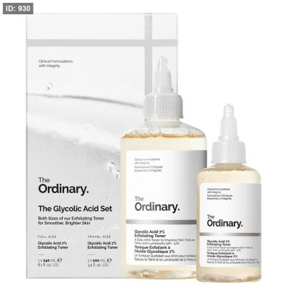 The Ordinary Glycolic Acid 7% Toning Solution – Twin Set-تونر بحمض الجليكوليك بنسبة 7% من The Ordinary - مجموعة مزدوجة