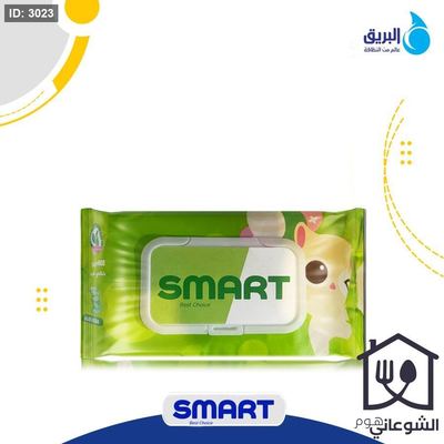 مناديل مبلله للأطفال 100 حبه – سمارت Smart