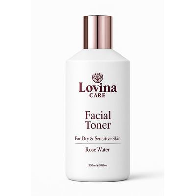 Lovina Care – تونر الوجه بماء الورد  - 300 مل