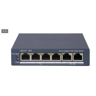 DS-3E1506P-EI/M PoE Switch 6-Port Gigabit Smart POE Switch MANAGED