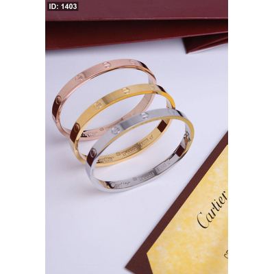 اساور طقم - Cartier تختيم كامل / ٣ قطع. - غير شامل علبة الشركة