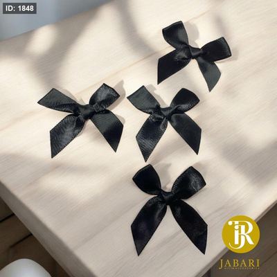 ببيونه ستان اسود عرض 1.5 سم